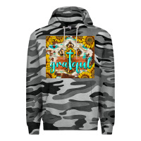 Slate Camo grateful cross Premium Hoodie - BarkalooDesign