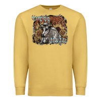 Antique Gold howdy heifer Premium Sweatshirt - SublimationCraftShop