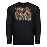 Black howdy heifer Premium Sweatshirt - SublimationCraftShop