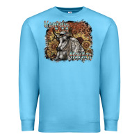Ocean Blue howdy heifer Premium Sweatshirt - SublimationCraftShop