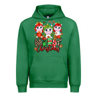 Emerald Merry Christmas unicorns Urban Hoodie - NancyCooperArtShop