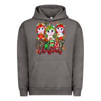 Pigment Tornado Merry Christmas unicorns Urban Hoodie - NancyCooperArtShop