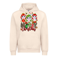 Sandshell Merry Christmas unicorns Urban Hoodie - NancyCooperArtShop