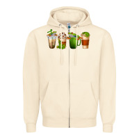 Sandshell frog coffee cups Zipper Hoodie - texasbilliewilder