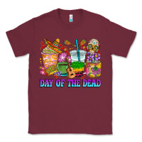 Burgundy Day of the dead coffee cups Classic Tee - RanaPortraitStore