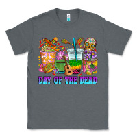 Charcoal Heather Day of the dead coffee cups Classic Tee - RanaPortraitStore