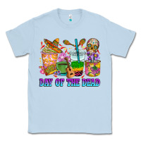 Dusty Blue Day of the dead coffee cups Classic Tee - RanaPortraitStore