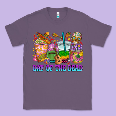 Day Of The Dead Coffee Cups Classic Tee Designed By Ranaportraitstore