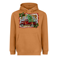Meerkat christmas truck with tree Heavyweight Hoodie - RanaPortraitStore