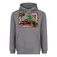 Storm christmas truck with tree Heavyweight Hoodie - RanaPortraitStore
