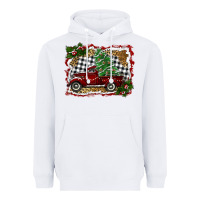 White christmas truck with tree Heavyweight Hoodie - RanaPortraitStore