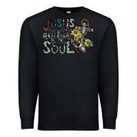 Black jesus is the anchor of my soul Premium Sweatshirt - SublimationCraftShop