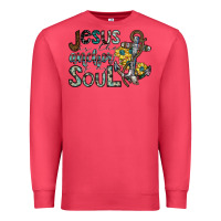 Cardinal jesus is the anchor of my soul Premium Sweatshirt - SublimationCraftShop