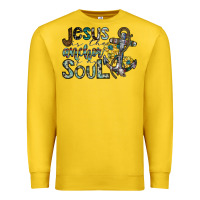 Lemon jesus is the anchor of my soul Premium Sweatshirt - SublimationCraftShop