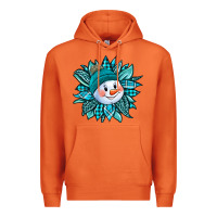 Carrot cute snowman winter sunflower Premium Hoodie - Jasminsmagicworld
