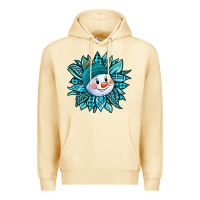 Pina Colada cute snowman winter sunflower Premium Hoodie - Jasminsmagicworld