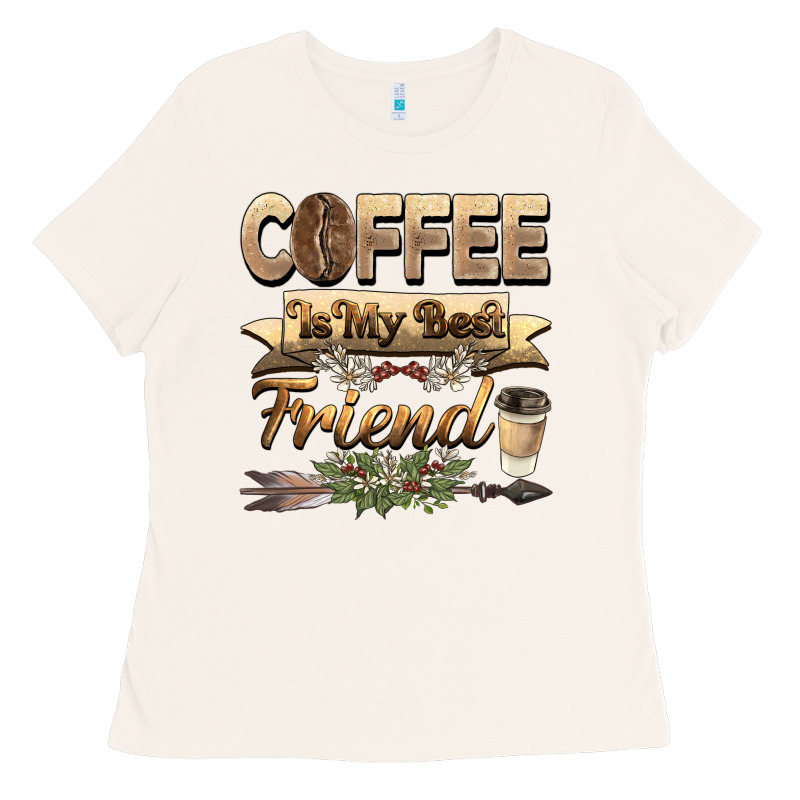 Coffee Is My Best Friend Ladies Tee by BarkalooDesign | Teevron