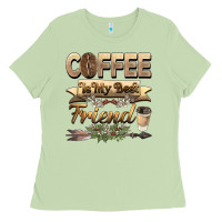 Matcha coffee is my best friend Ladies Tee - BarkalooDesign