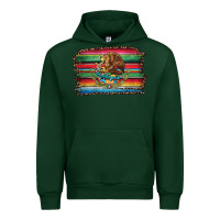 Foreset Green serape leopard mexican flag Urban Hoodie - Jasminsmagicworld