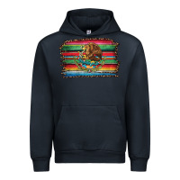 Navy serape leopard mexican flag Urban Hoodie - Jasminsmagicworld
