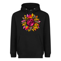 Black race  sunflower Heavyweight Hoodie - Zillion Design Studio