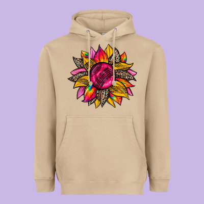 Race  Sunflower Heavyweight Hoodie Designed By Zillion Design Studio