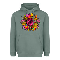 Sage race  sunflower Heavyweight Hoodie - Zillion Design Studio