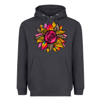 Smoke race  sunflower Heavyweight Hoodie - Zillion Design Studio