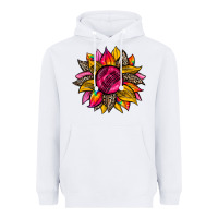 White race  sunflower Heavyweight Hoodie - Zillion Design Studio