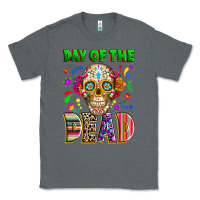 Charcoal Heather Day of the dead Classic Tee - RanaPortraitStore