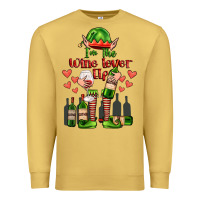 Im The Wine Lover Elf Premium Sweatshirt | Teevron