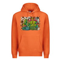 Carrot watercolor cactus western background Premium Hoodie - BarkalooDesign