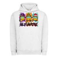 Pigment Lunar Rock Happy Hallothanksmas school bus Urban Hoodie - NancyCooperArtShop