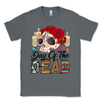 Charcoal Heather Day of the dead skeleton Classic Tee - RanaPortraitStore