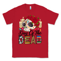 Red Day of the dead skeleton Classic Tee - RanaPortraitStore
