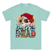 Seafoam Day of the dead skeleton Classic Tee - RanaPortraitStore