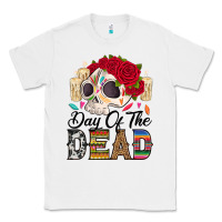 White Day of the dead skeleton Classic Tee - RanaPortraitStore