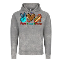 Cloud Rock peace love hotdogs Vintage Hoodie - AdoDesignShop