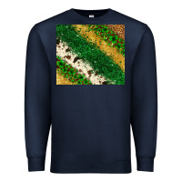 Navy St. Patrick's Day leopard cowhide glitter tumbler Premium Sweatshirt - Neo Western