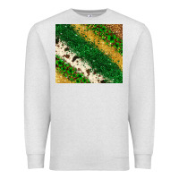 Oatmeal Heather St. Patrick's Day leopard cowhide glitter tumbler Premium Sweatshirt - Neo Western