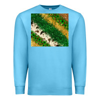 Ocean Blue St. Patrick's Day leopard cowhide glitter tumbler Premium Sweatshirt - Neo Western