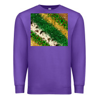 Purple St. Patrick's Day leopard cowhide glitter tumbler Premium Sweatshirt - Neo Western
