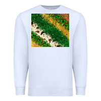 White St. Patrick's Day leopard cowhide glitter tumbler Premium Sweatshirt - Neo Western