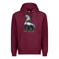 Burgundy skunk Premium Hoodie - LillyAllenDesigns