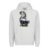 Dove Grey skunk Premium Hoodie - LillyAllenDesigns