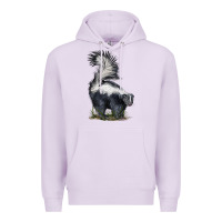 Lilac skunk Premium Hoodie - LillyAllenDesigns