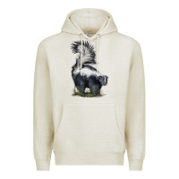 Oatmeal Heather skunk Premium Hoodie - LillyAllenDesigns