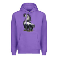 Purple skunk Premium Hoodie - LillyAllenDesigns