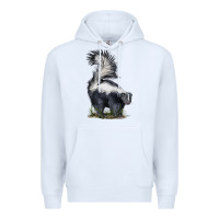 White skunk Premium Hoodie - LillyAllenDesigns