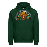 Forest Green turquoise cowhide sunflower headband highland cow Urban Hoodie - Jasminsmagicworld